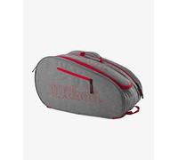 Wilson Sac De Padel Équipe, Unisexe - Couleur : Grey / Bright Red