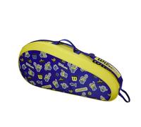 Wilson Sac de Raquettes de Tennis Minions 3.0 Team, pour jusqu'à 3 raquettes, Pour enfants et adolescents