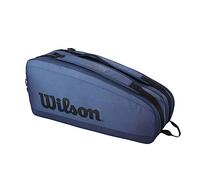 Wilson Sac de Raquettes de Tennis Ultra v4 Tour, Sac de transport pour jusqu’à 6 raquettes, pour hommes et femmes, Bleu