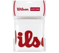 Wilson Serviette de Sport, Sport Court, Blanc/Rouge, WRZ540000