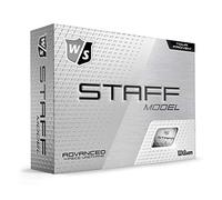 Wilson Staff Balles de Golf, Staff Model, 12 Balles, Conceptions 4 Parties, Uréthane, Blanc, WGWP29000
