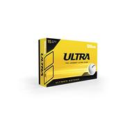 Wilson Staff Balles de Golf, Ultra, Balles de Golf composées de 2 Parties, 15 Balles, Blanche