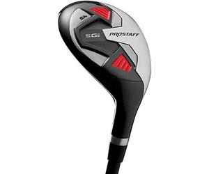 Wilson Staff Clubs de Golf, Pro Staff SGI Hybrid 4, Gauchers, Manche en Graphite, Rouge/Noir, WGD151900