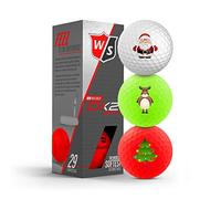 Wilson Staff DX2 Soft/Optix 2018 Xmas - 3er Pack Christmas Golfballs