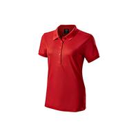 Wilson Staff Femme Polo de Golf, WILSON STAFF AUTHENTIC POLO, Polyester, Rouge, Taille L, WGA700740LG