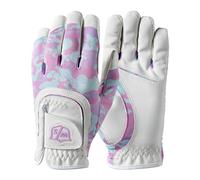 Wilson FIT All Golf Gloves Unisex-Youth, Blanc/Rose, One Size