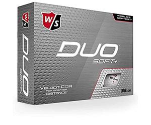 WILSON Staff, Homme Balle de Golf la Plus Souple du Monde en 2 Pièces pour Une Distance maximale, Boîte de 12, Niveau Avancé, Compression 29, Caoutchouc, Dx2 Soft, Blanc, WGWP37100