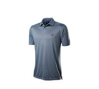 WILSON Staff Homme Polo de Golf, Staff Stripe Polo, Polyester/Spandex