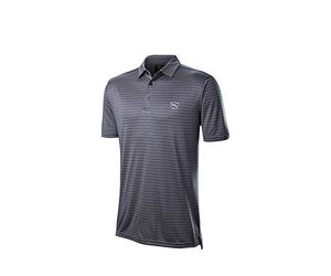 WILSON Staff Homme Polo de Golf, Staff Stripe Polo, Polyester/Spandex