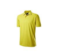 Wilson Staff Homme Polo de Golf, WILSON STAFF AUTHENTIC POLO, Polyester, Jaune, Taille XXL, WGA700737XXL