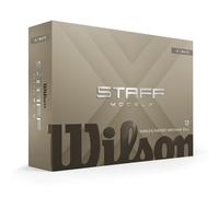 WILSON Staff Model X Balles de Golf, en Uréthane Quatre Pièces pour Une Trajectoire Haute, Pack de 12, Blanc