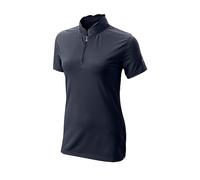 Wilson Staff Polo de Golf pour Femme, Col festonné, Manches Courtes, Polyester