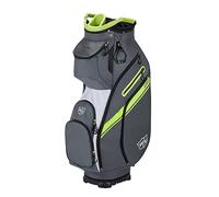 Wilson Staff Sac de Golf, EXO II, Sac Chariot, Jusqu'à 14 Clubs, Gris/Blanc/Vert Citron, 2,3 kg, WGB6650CH