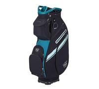 Wilson Staff Sac de Golf, EXO II, Sac Chariot, Jusqu'à 14 Clubs, Noir/Turquoise, 2,3 kg, WGB6650WM