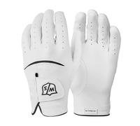 Wilson Staff Gant de golf, Tour Glove, Taille L, Pour Homme, Main Gauche, Blanc, Cuir Cabretta, WGJA00648L