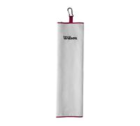 WILSON Staff Unisexe Serviette de Golf, Pliage Triple, TRI Fold, Microfibre, Blanc, Taille Unique, WGA9000101