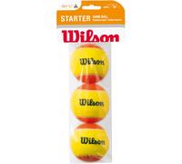 Wilson Balles de tennis Starter WRT137300 - Paquet de 3 Orange Stage 2