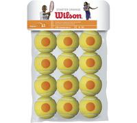 Wilson Balles de tennis Starter Stage 2 Orange/Jaune - Sac de 12