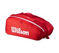 Wilson Super Tour Housse de raquette Lot de 15 - rouge, blanc nosize