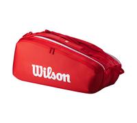 Wilson Super Tour Housse de raquette Lot de 9 - rouge