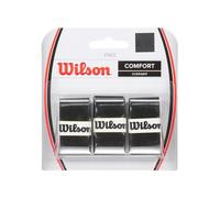 Wilson Bande de maintien Pro Overgrip WRZ4014BK – Noir, 3 pièces, Unisexe