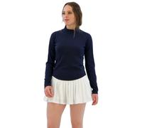 Wilson Veste Baseline Demi-zip Femme manches longues Bleu marine XL