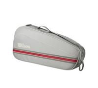 Wilson Sac pour 3 raquettes Team 3 Pack – Pochette spacieuse, sangle ajustable, Avoine