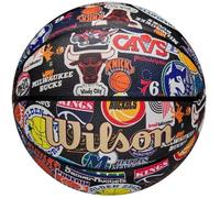 Wilson Ballon de basket NBA All Team Retro – Double profondeur, toucher pur – Taille 7 Multicolore