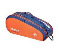Wilson Sac à raquettes Roland Garros 2026 Team 6 raquettes Orange/Bleu