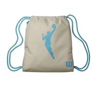 Wilson – Sac à cordon – WNBA Heir – Compartiments faciles, poches spacieuses – Beige/Turquoise