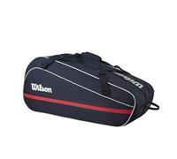 Wilson Housse de raquettes Team 6PK 2025 Thermo Bleu marine - Poche spacieuse, sangle ajustable
