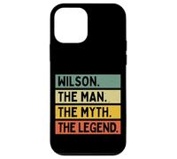Wilson The Man The Myth The Legend Citation Humoristique personnalisée Coque pour iPhone 12 Mini