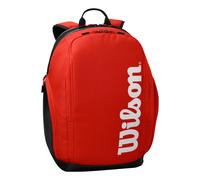 Wilson Sac à Dos pour Padel Tour, Jusqu'à 6 Raquettes, Rouge/Noir