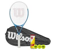 Wilson Ultra Power 112 XL 2025 Raquette de tenni, housse de performance et balles de tennis, taille de préhension L2 (11,4 cm)
