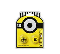 WILSON Unisex-Youth Minions V3.0 Vibration Dampeners 2pk Accessoires De Raquette, Jaune/noir, 2 Pièces EU