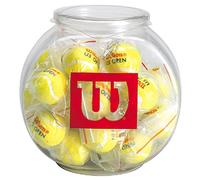 Wilson Us Open Mini Ball Key Chain 24 Units Jaune