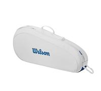 Wilson US Open Team Sac pour Raquette de Tennis - Peut contenir jusqu'à 3 Raquettes, Blanc/Bleu, Blanc/Bleu