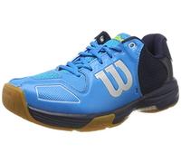 Wilson Vertex, Chaussures de Tennis mixte adulte, Bleu (Hawaiian Surf/Navy Blazer/Acid Lime Hawaiian Lime), 40 1/3 EU