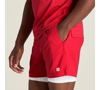 Wilson Volley 6in Unlined Shorts Hommes - rouge S