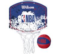 Wilson – Mini panier équipe NBA RWB – Article de collection et jouet – Taille unique