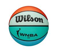 Wilson WNBA DRV Bright Outdoor Basketball, Orange/Sarcelle, Orange/Sarcelle, 6