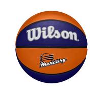 WILSON WNBA Team Tribute, Ballon de Basket, Canaux de Précision pour Une Adhérence Exceptionnelle, Surface Adaptable, Représentez Votre Equipe, Équipe: Phoenix Mercury, Couleur: Royal, Taille: 6