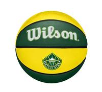 WILSON WNBA Team Tribute, Ballon de Basket, Canaux de Précision pour Une Adhérence Exceptionnelle, Surface Adaptable, Représentez Votre Equipe, Équipe: Seattle Storm, Couleur: Royal, Taille: 6