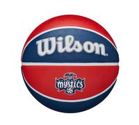 WILSON WNBA Team Tribute, Ballon de Basket, Canaux de Précision pour Une Adhérence Exceptionnelle, Surface Adaptable, Représentez Votre Equipe, Équipe: Washington Mystics, Couleur: Royal, Taille: 6