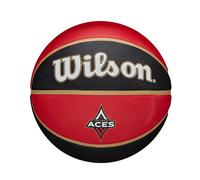 WILSON WNBA Team Tribute, Ballon de Basket, Canaux de Précision pour Une Adhérence Exceptionnelle, Surface Adaptable, Représentez Votre Equipe, Équipe: Las Vegas ACES, Couleur: Royal, Taille: 6