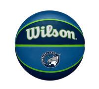 Wilson WNBA Team Tribute, Ballon de Basket, Canaux de Précision pour Une Adhérence Exceptionnelle, Surface Adaptable, Représentez Votre Equipe, Équipe: Minnesota Lynx, Couleur: Royal, Taille: 6