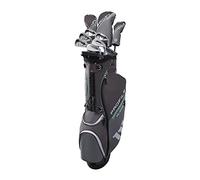 Wilson Women's Profile Platinum SGI Complete Set with Cart Bag - Ladies Right Hand, Tall, Grey/Teal
