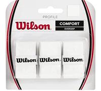 Wilson WRZ4025WH Lot de 3 surgrip Mixte Adulte, Blanc, 3 Pack