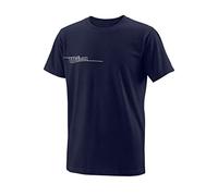 Wilson Y Team II Tech Tee T-Shirt Unisexe pour Enfant, Mixte Enfant, Tricot, WRA796601XL, Noir, 12 Años