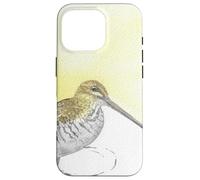 Wilson's Snipe Aquarelle Oiseau Portrait Coque pour iPhone 16 Pro